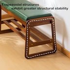 Solid Wood Shoe Rack Bench with Flip-Top Storage, Green, 31.5'' - Image 6