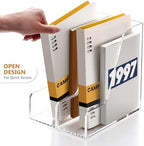 SANRUI Acrylic Desk Organizer, 3-lot Vertical File Organizer, 2-Pack Clear - Image 3