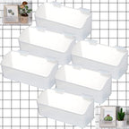 Vercraft 6 Pcs Clear Grid Wall Baskets 10 x 4 Inch by Vercraft