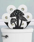 Mushroom Toilet Paper Holder Stand, Decorative Toilet Paper Storage by Wigag