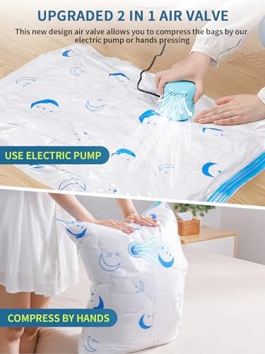 Vacuum Storage Bags with Electric Pump for Clothing and Home Organization - Image 4