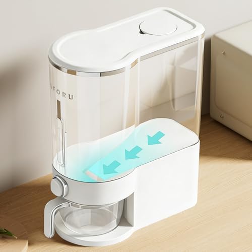 UFORU Rice Dispenser 23-25 LB,Airtight Storage Container,Measuring Cup - Image 4