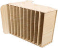 Rustic Wooden Mail Organizer Box for Efficient Sorting of Bills Receipts Documents Versatile Desk Organizer with Capacity for Home Use by HONMEET