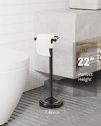 Toilet Paper Holder Stand Oil Rubbed Bronze Stainless Steel - Image 4