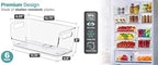 Sorbus Clear Pantry Organizer with Stackable Storage Bins, Open Front - Image 7