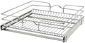 Rev-A-Shelf Steel Wire Pullout Drawer Organizer Shelf for Kitchen Cabinets, Slide Out Storage Basket, Min Opening Width of 20.5", 21" x 20", 5WB1-2120CR-1 by Rev-A-Shelf
