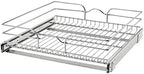 Rev-A-Shelf Steel Wire Pullout Drawer Organizer Shelf for Kitchen Cabinets, Slide Out Storage Basket, Min Opening Width of 20.5", 21" x 20", 5WB1-2120CR-1 by Rev-A-Shelf