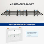 FLEXIMOUNTS 2 Pack 2x6ft Heavy Duty Garage Storage Shelving, 1600lbs, Black - Image 5