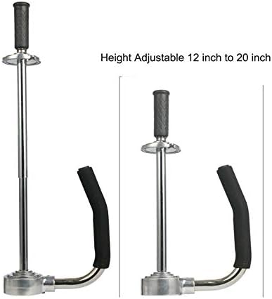Pallet Stretch Film Packing Machine Shrink Wrap Dispenser Holder, Adjustable Height from 12-20 inch (Upgraded Version) - Image 2
