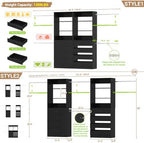 Aheaplus Closet System, 6-15Ft Custom Wood Closet Organizer with 8 Drawers - Image 7