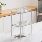 Shantton Cabinet Shelf Organizer, Pantry Shelf Rack, White 13.1x10.6x9.5 - Image 2