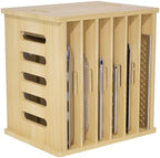 7 Tier Wooden Tray Dividers for Cabinets by Exttlliy