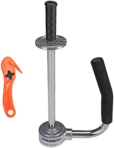 Shrink Wrap Handle, 11-21.5 Inch Stretch Wrap Dispenser with Cutter by Amarite