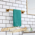 KOKOSIRI 16-Inch Towel Bar for Bathroom Wall Kitchen Towels Holder Wall Mount SUS304 Stainless Steel Towel Rack, Champagne Bronze B4003CPG-L16 - Image 6