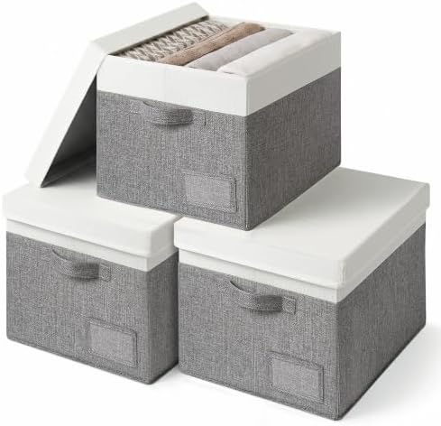 GRANNY SAYS Storage Bins with Lids, Decorative Storage Boxes with Lids by GRANNYSAYS
