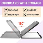 8 Pack Clipboard with Storage, High Capacity Storage Clipboard 8.5 x 11 with Pen Holder, Letter / A4 Size, Inner Plastic Folder Attached for Teacher Office Home, Size 13.4 x 9.4 x 0.9 in - Image 4