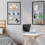 NectaCol 3 Packs Grid Wall Panels, Metal Black Wire Grid Panel, Gridwall Display Rack, Heavy Duty Gridwall Panels for Retail Display - Image 6