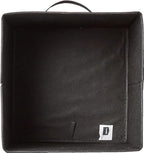 Amazon Basics Collapsible Fabric Storage Bins Organizer with Handles, Sturdy, Foldable, 10.5" x 10.5" x 11", Black, 6 Count (Pack of 5) - Image 3