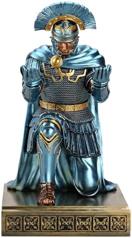 Centurion Cloak Warrior Pen Holder Phone Stand for Desktop Blue - Image 2