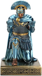 Centurion Cloak Warrior Pen Holder Phone Stand for Desktop Blue - Image 2