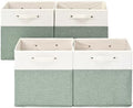 FinishingBo 13x13x13 Storage Cube Bins 4 Pack, Cube Shelf Baskets by SimplifySpaceSimplifyLife