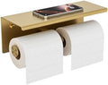 FORIOUS Toilet Paper Holder with Shelf, Commercial Toilet Paper Dispensers by FORIOUS