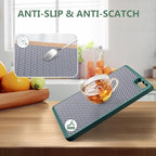Shelf Liners, Non-Adhesive Drawer Liner, Waterproof & Oil-Proof Kitchen Cabinet Cupboard Liner Plastic EVA Material BPA Free Fridge Liner Mats Paper Protector for Shelves (Grey/20in x 240in) - Image 4