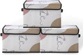 Stackable Clothes Storage Bins with Lids 3 Pack. by BestSellers