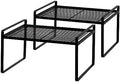 Shantton Cabinet Shelf Organizer, Pantry Shelf Rack, Black 13.1x10.6x7.3 by Shantton