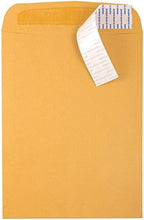 JAM PAPER 9 1/2 x 12 1/2 Open End Catalog Envelopes with Peel and Seal Closure - Brown Kraft Manila - Bulk 500/Box - Image 2