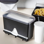 San Jamar Junior Bulk Straw Dispenser Holds 250 Straws for Restaurants, Dining Halls, and Fast Food, Plastic, 5 x 10.5 x 8.75 Inches, Black - Image 6