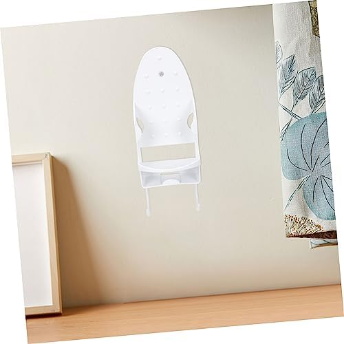 Ironing Board Wall Mount Iron Holder, White Pbt Rack for Office - Image 6