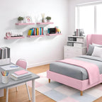 Sorbus 16 Inch Floating Shelves for Wall (3 Pack, Pink) - Image 5