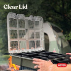 Keter Stack N' Roll Camping Gear Organizer, Portable Storage Organizer - Image 7