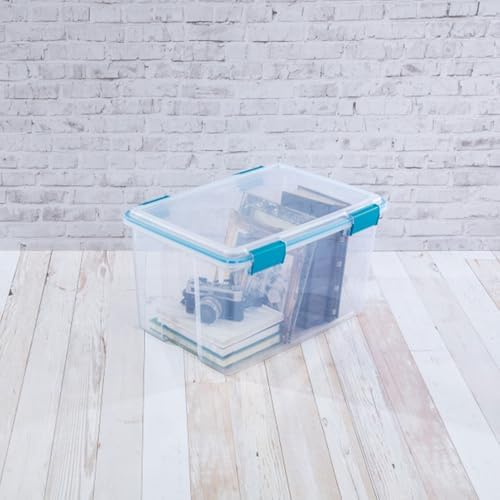 Sterilite Gasket Storage Box with Lids for Home & Office, 54 Quart, 4-Pack - Image 7