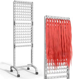 Yumkfoi 280 Pegs Braiding Hair Rack, 2-Sided Braiding Rack with Wheels by Yumkfoi