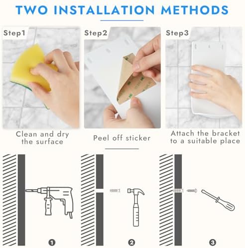 10PCS Dispenser Drip Tray Wall Mount Soap Dispenser Bracket,Laundry Detergent Drip Catcher Prevent Dripping and Spraying, Easy to Clean(White) - Image 7