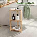 Corner Shelf Shower Caddy Stand 3-Tier,Standing Bathroom Organizer - Image 6