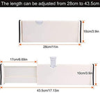Drawer Dividers Set of 4, Adjustable 11"-17.3" Drawer Organizers, Expandable Dresser Drawer Separators Organizer Dividers for clothes, Kitchen, Drawer, Bathroom, Bedroom, Office - Image 4