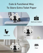 Cowboy Toilet Paper Holder Stand, Decorative Toilet Paper Storage - Image 5
