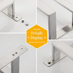 KOKOSIRI Bath Towel Bars 32 Inches Bathroom 2-Tiers Ladder Towel Rails Towel Holders Wall Mounted Towels Shelves Rack Brushed Stainless Steel, B5008BR-L32 - Image 6