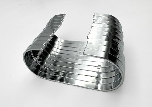 NAHANCO C Shaped Accessory Hook Hanger, Chrome – 100 Count - Image 5