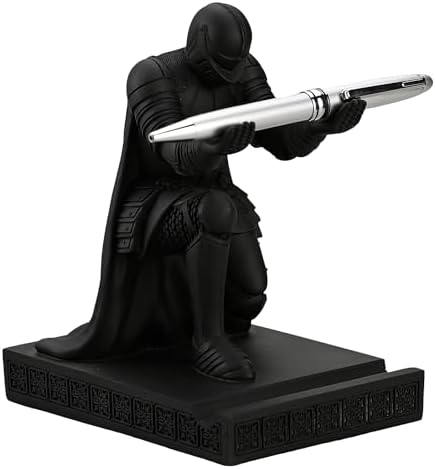Windbreaker Soldier Knight Pen Holder Personalized Desk Accessory Black by CYXStar