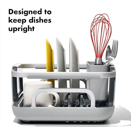 OXO Good Grips Extendable Over-The-Sink Aluminum Drying Dish Rack - Image 4