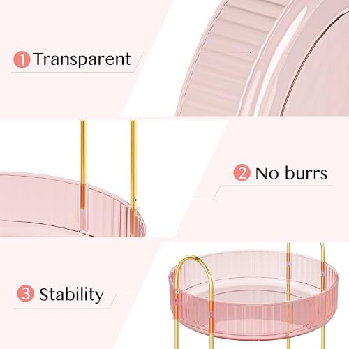Rotating Makeup Organizer Countertop, Skincare Organizers - Image 6