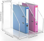 Acrylic Paper Tray Stackable Letter Organizers, Clear Paper Desk Organizer, 3-Tier, Desk A4 File Holder for Office Document Desktop File - Image 2