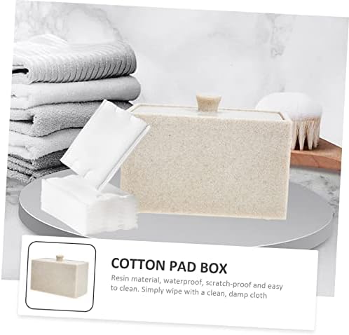 MAGICLULU Cotton Swabs Holder with Detachable Divider Compartment Makeup Organizer for Cotton Pads and Swabs Easy to Clean Dustproof Storage for Countertop and Bathroom Use - Image 6