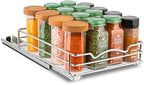 Pull Out Spice Rack for Cabinet, Spice Organizer 8-3/8"W x10-3/8"D x2-1/8"H by HOLDN%E2%80%99STORAGE