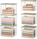 3PCS Stackable Closet Organizers and Storage Basket by Cerlyunzan