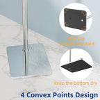 RUACQ Bathroom Toilet Paper Holder Stand, Chrome - Image 7